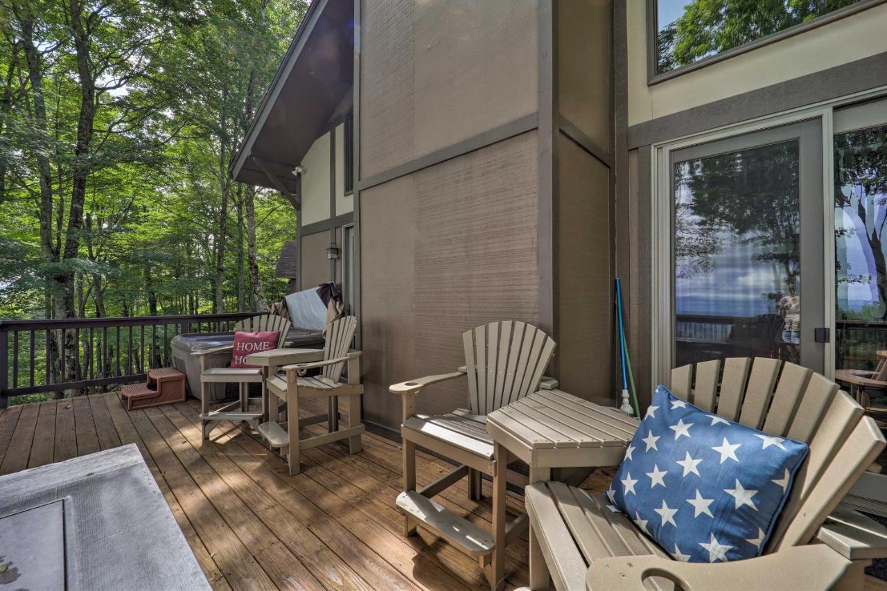 Beech Mountain Cabin Retreat With Hot Tub And Views! Exterior foto